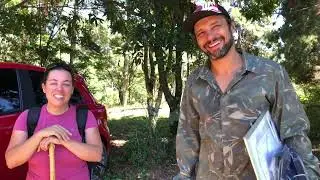 Fam tour em propriedade rural para o turismo de aventura. Estância Córrego da Onça, Lagoinha/SP