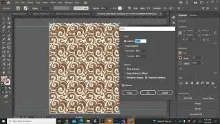 Repeating a Pattern Swatch in Illustrator-Scaling