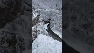 Обрыв зимой, бывает именно таким (красивым 