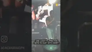 Lucky Fan Duet with Harry Styles  #harrystyles #singing #concert #harrystylesconcert #shorts