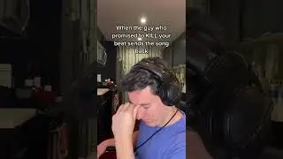 When the guy who promised to KILL your beat sends the song back #shorts