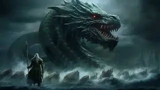 Jörmungandr, aussi appelé le Serpent de Midgard ou Serpent-Monde