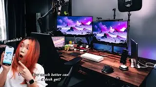 The ULTIMATE Dream Wood Desk Setup! Omnidesk Ascent!!