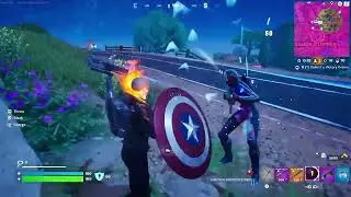 Solo win as Ghost Rider - Fortnite clip