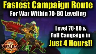 The Fastest 70-80 Leveling Route in The War Within