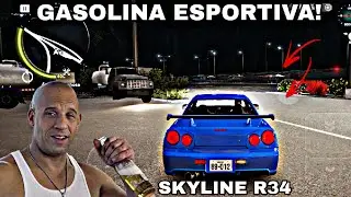 Coloquei gasolina esportiva no meu skyline! Carx Street!