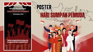 Tutorial Poster Ucapan Hari Sumpah Pemuda 2023 di Canva