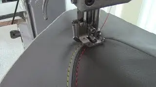 French Seams with a Double Needle Sewing Machine - Car Upholstery