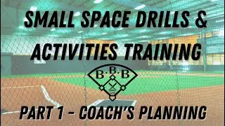 Coach's Practice Planning // Youth Baseball Small Space Activities & Drills