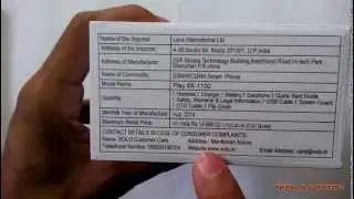 Unboxing of Xolo 8x-1100 [HD]