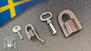 Famous Polhem aka Antique Scandinavian Padlock 🗝️ History & Picking