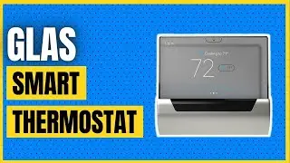 GLAS Smart Thermostat by Johnson Controls, Translucent OLED Touchscreen