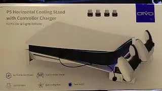 PS5 Horizontal Controller Charging & Fan Cooling Stand 