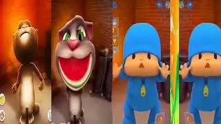 Learn Colors with Talking Tom Pocoyo Colours for Kids Children Baby Play Videos 2017#1 ДЛЯ ДЕТЕЙ