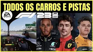 F1 23 - TODOS OS CARROS, PISTAS e PRIMEIRAS IMPRESSÕES