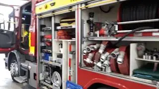 Kent Fire and rescue service Scania Fire Engine at Chatham Fire station open day 👨‍🚒🚒