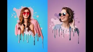 dripping effect in photoshop 