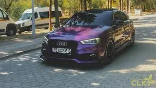 AUDİ A3 ORACAL VİOLET PURPLE CARWRAP @clkgaraj7489
