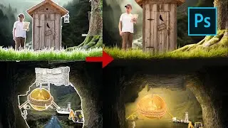 How I made Secret Ethereum Mining Place Art - [Speed Art]