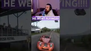OMG HE WENT FLYING!!! 