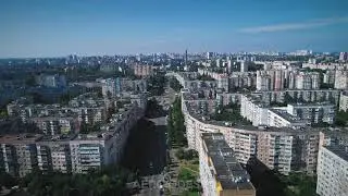 Обзорная панорама пересечения улиц Королёва Архитекторская