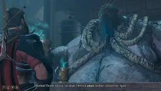 Thisobald Thorm drinks himself to death - Baldur's Gate 3