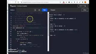 #2 Sum of n numbers in one minute | Quick video | Function in C | C function