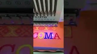 Mașină de brodat Ricoma Em-1010   #shorts #trendingshorts #embroidery #embroiderydesign #satisfying