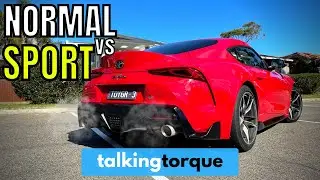 *NEW* Toyota GR Supra Exhaust Sound // NORMAL vs SPORT