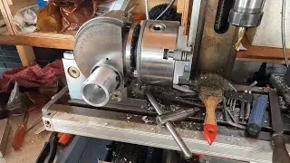BS-0 dividing head conversion - Adding clearance slots for backlash adjustment  02 Oct 2024
