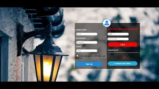 How to make a Simple Login Page in HTML using Notepad| How to make login page in html notepad