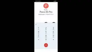 Incoming call Xiaomi POCO X5 Pro Outgoing Call