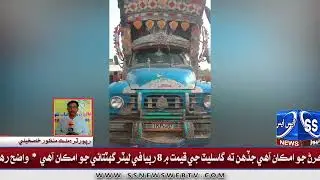 ٽٺو غلام اللہ شھر ۾ تيز رفتار ٽرڪ جي ٽڪر ۾ هڪ ڄڻو فوت