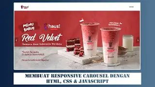 Create a Responsive Carousel / Image Slider with HTML, CSS and JavaScript from Scratch