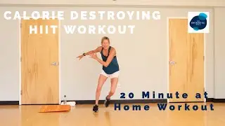 20 Minute Calorie Destroying HIIT Workout! - No Equipment