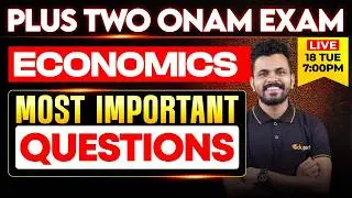 Plus Two onam exam  Economics Most Important Questions | Plus Two Commerce& Humanities