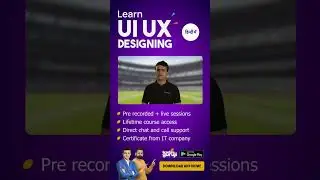Download app and start learning uiux designing