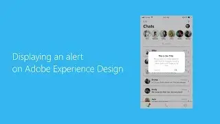 How to Show Alerts on Adobe Experience Design