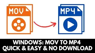 Convert MOV to MP4 on Windows Using Built-In Tools!