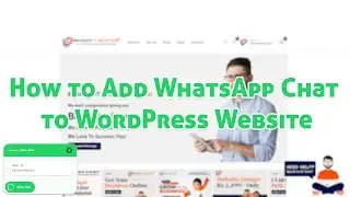How to Add WhatsApp Chat to WordPress Website