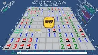 Record Time on 13x13 Minefield in 54s by Tweezim - MineSweeper For Twitch (MSFT) - Click Edition