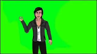 Young boy talk | green screen cartoon | watch by { aaghosh tv }