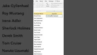 How to Use FLASH FILL in Excel | Save Time with Flash Fill in Excel (Tutorial) #shorts