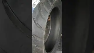 Резина на заднее колесо. #моторезина #резина #колесо