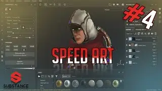 Textured Knight in Substance Painter #4 | Speed Art