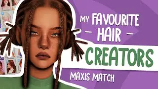 My Favourite Hair Creators + LINKS (60 Maxis Match Creators!) | Sims 4 CC Showcase