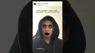 los filtros simples  de realidad aumentada son los más virales 🤡