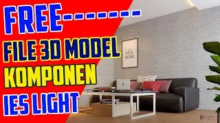 VRAY NEXT SKECTHUP TUTORIAL -  INTERIOR REALISTIC RENDER | SKETCHUP RENDERING TUTORIAL