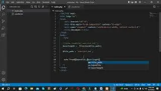 01#  File Handling in PHP with example | PHP File Handling || (Create, Open, Read files using PHP)