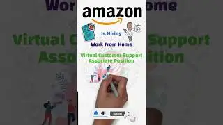 Amazon Work from Home | Fresher can Apply | Good Salary Full Video on our channel